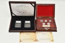 A CASED DISPLAY THE HOUSE OF HANOVER COLLECTION, to include George IV Shilling 1826, William IV