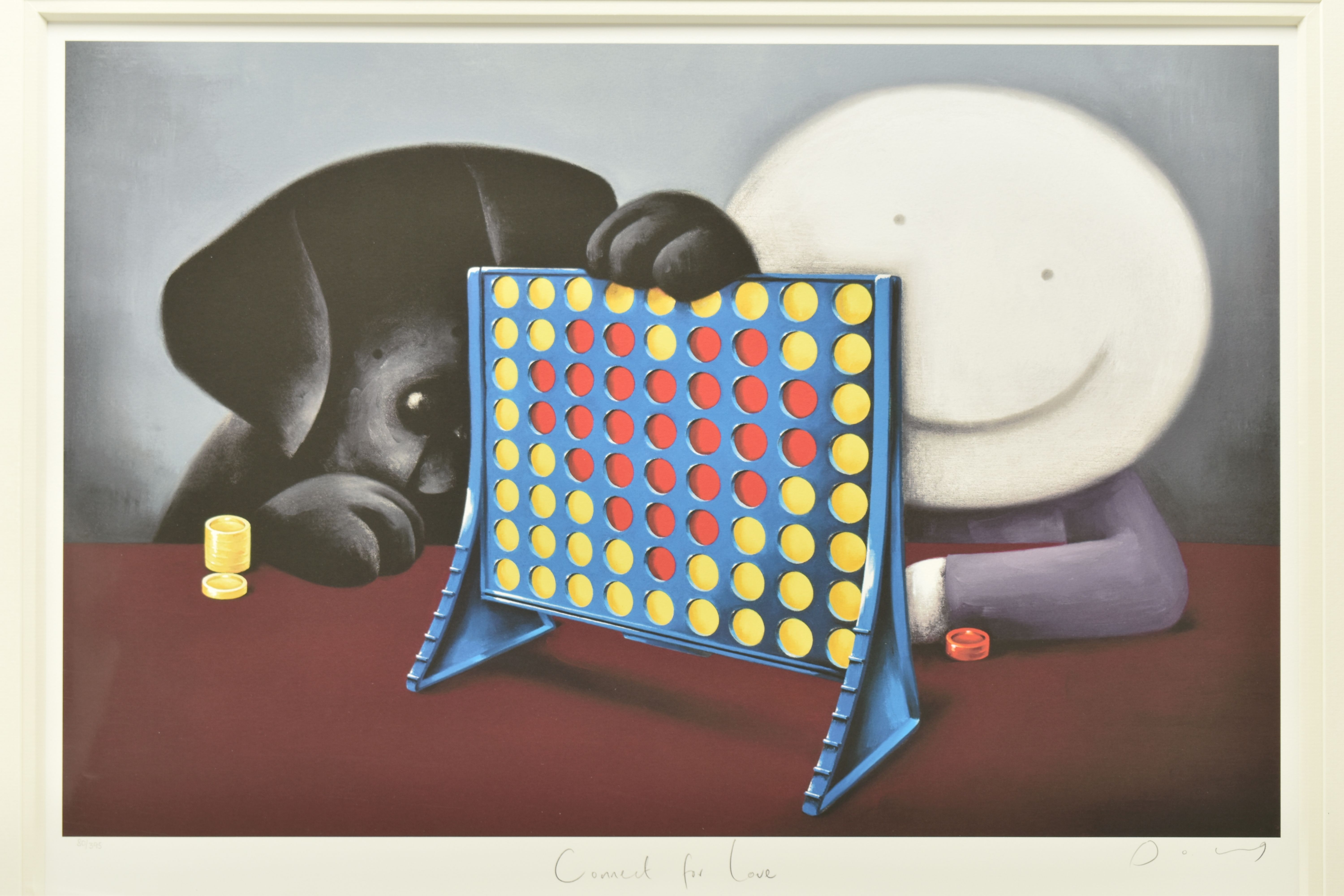DOUG HYDE (BRITISH 1972) 'CONNECT FOR LOVE', a signed limited edition print depicting a figure - Image 2 of 5