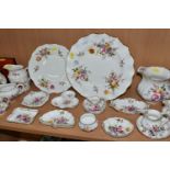 A GROUP OF ROYAL CROWN DERBY 'DERBY POSIES' PATTERN GIFTWARE, comprising three boxed pin dishes