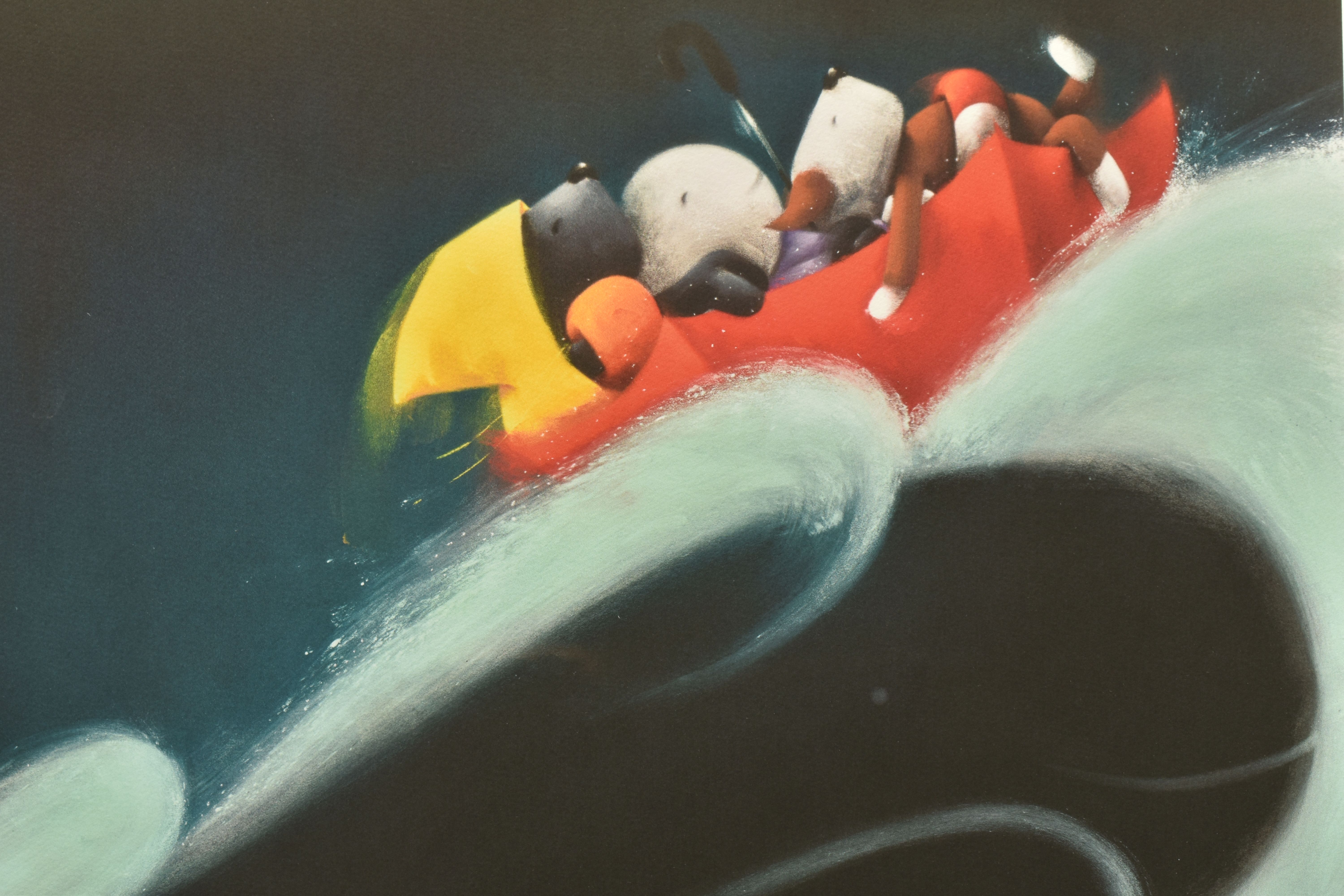 DOUG HYDE (BRITISH 1972) 'A WHALE OF A TIME', a signed limited edition print on paper depicting dogs - Image 3 of 6