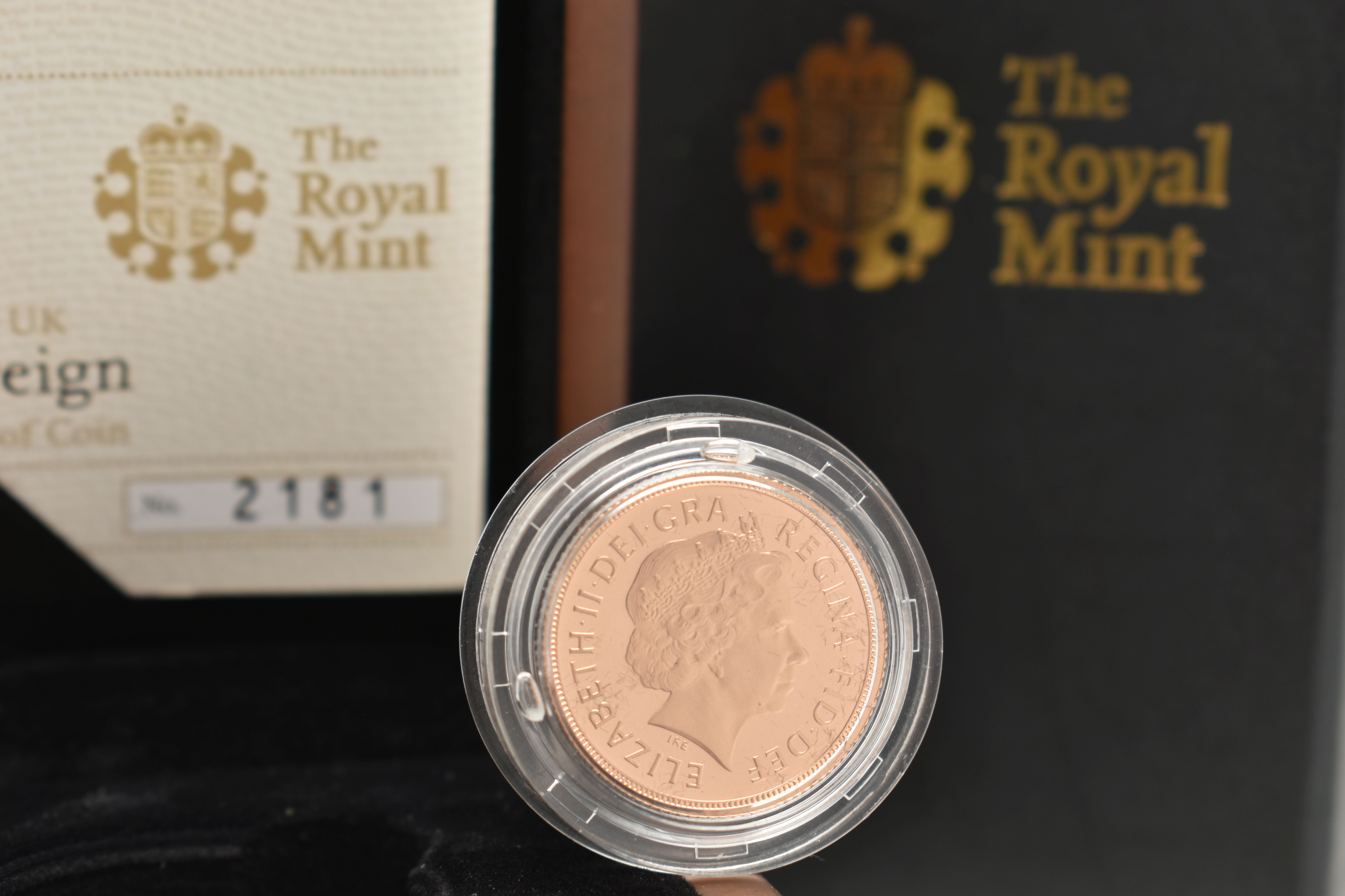 A ROYAL MINT BOXED WITH CERTIFICATE GOLD PROOF SOVEREIGN 2010 - Image 2 of 2