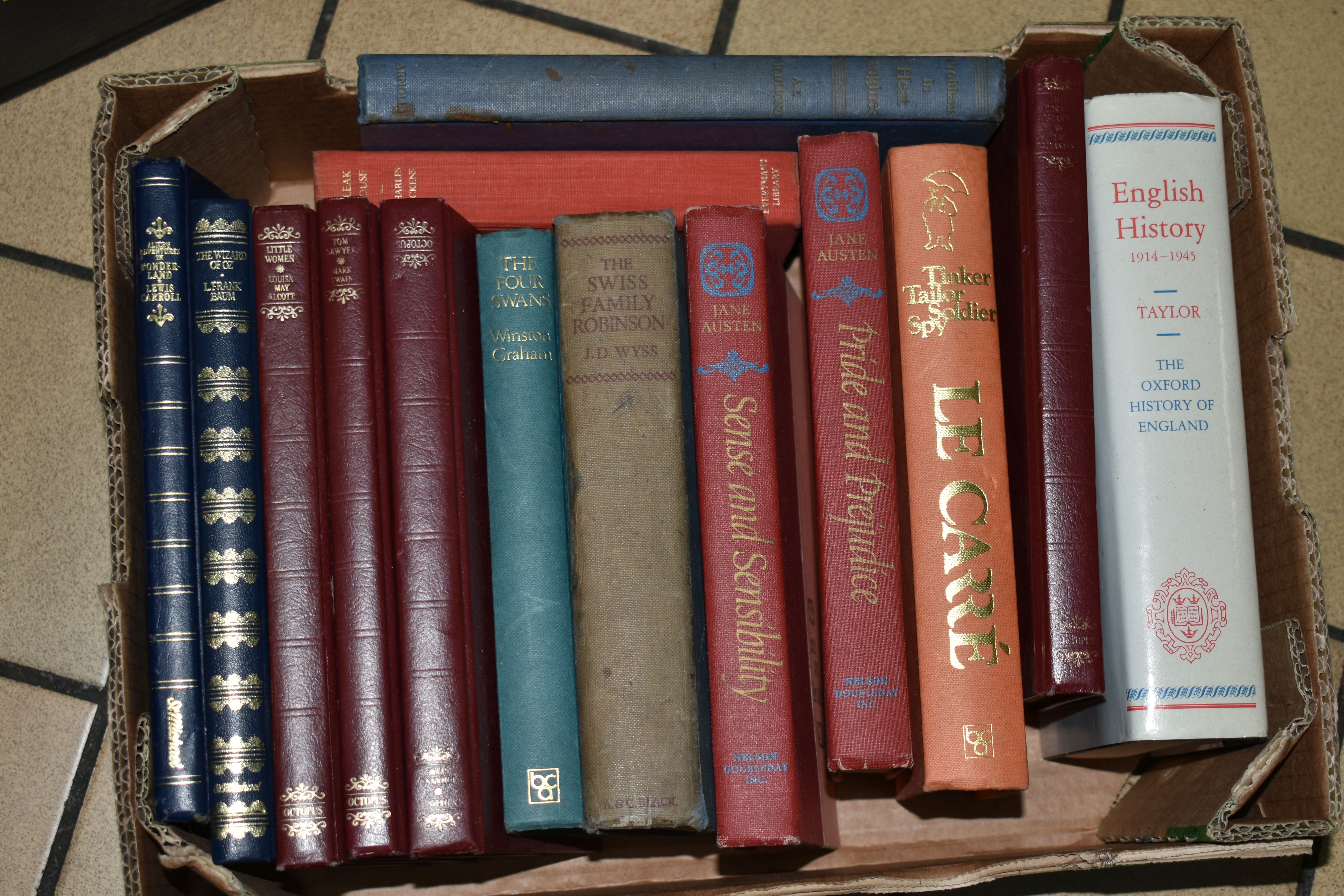 SIX BOXES OF BOOKS and Magazines comprising approximately 100 miscellaneous book titles in - Image 2 of 7