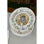 FOUR ROYAL DOULTON BRAMBLY HEDGE PLATES, comprising three Secret Staircase series plates: The