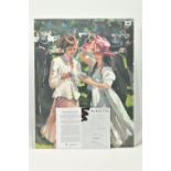 SHERREE VALENTINE DAINES (BRITISH 1959) 'ROYAL ASCOT LADIES DAY II', a signed limited edition