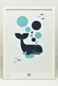 GLEB TOROPOV / FORTY WINKS (CONTEMPORARY) 'WHALES', a signed limited edition print depicting a Whale