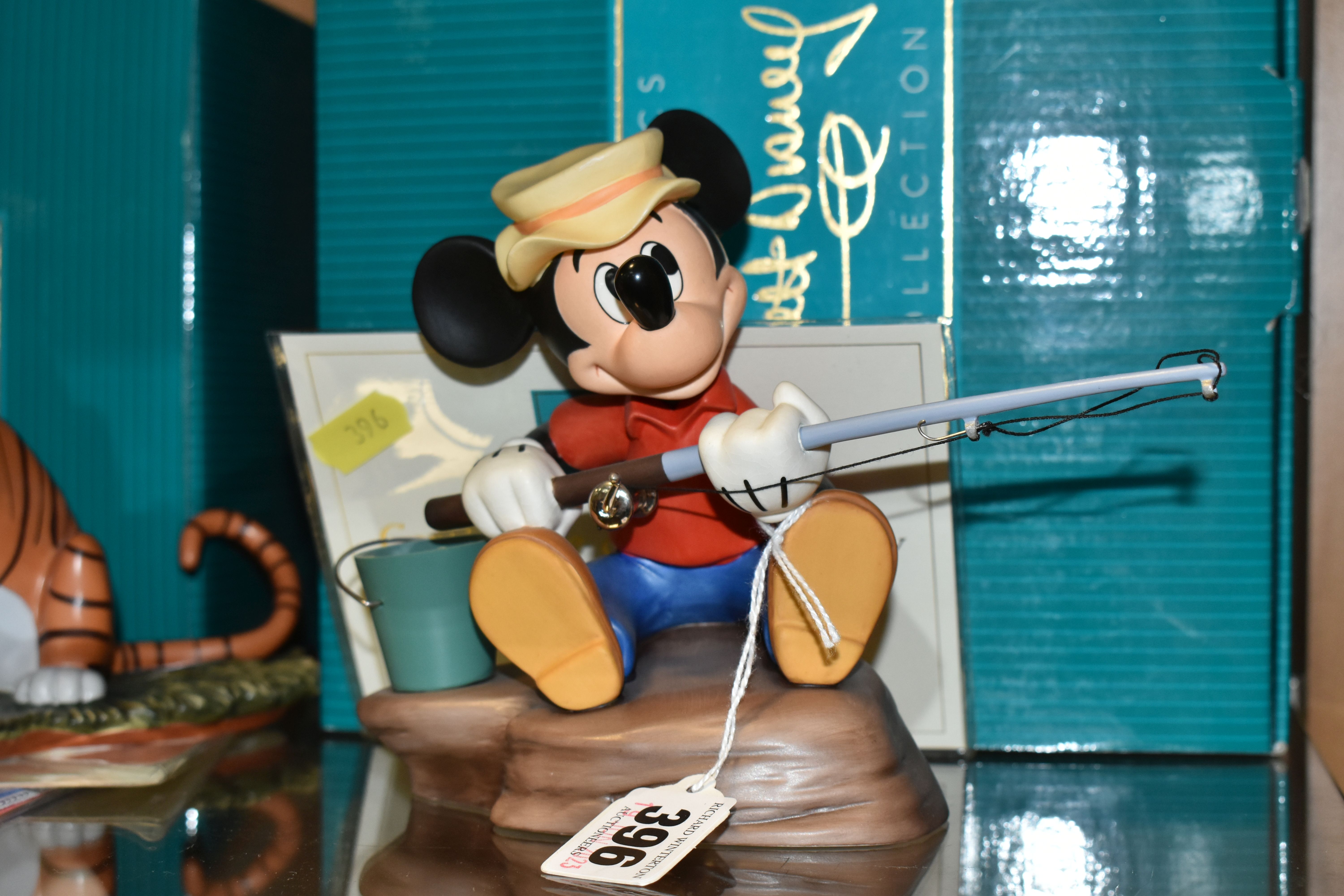 A GROUP OF CLASSICS WALT DISNEY COLLECTION FIGURES, comprising a boxed 'Somethin' Fishy' Mickey - Image 3 of 5