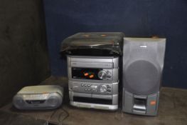 A SONY CFD-505 PORTABLE CD RADIO and tape player (fully working), an Aiwa Z-A20 hi fi with only