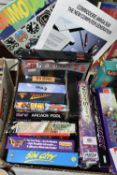 QUANTITY OF BOXED AMIGA PC GAMES, includes Sim City, Leisure Suite Larry Goes Looking For Love,