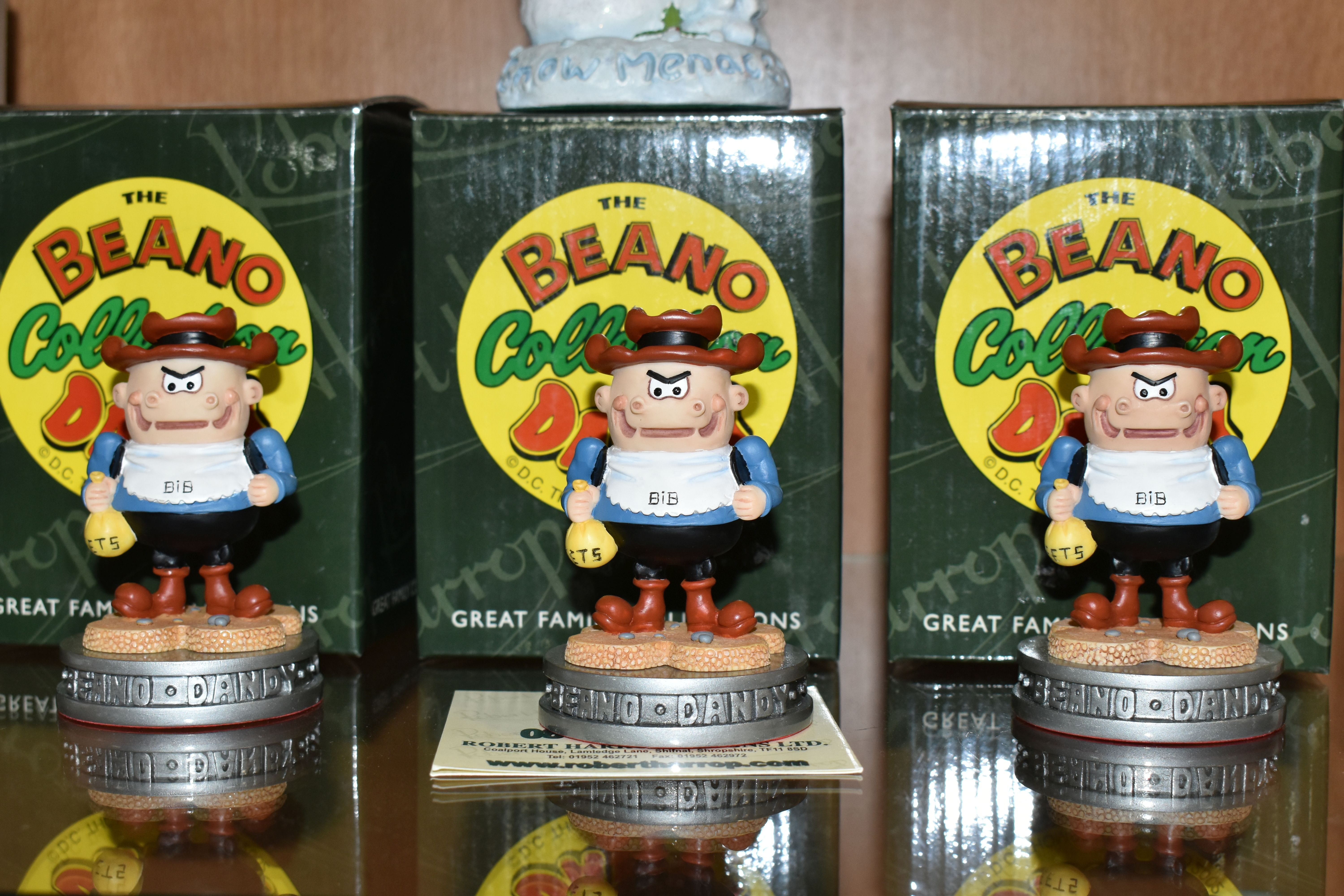 A GROUP OF ROBERT HARROP BOXED BEANO AND DANDY COLLECTION FIGURES, comprising BD21 'Pa Bear', - Image 3 of 5