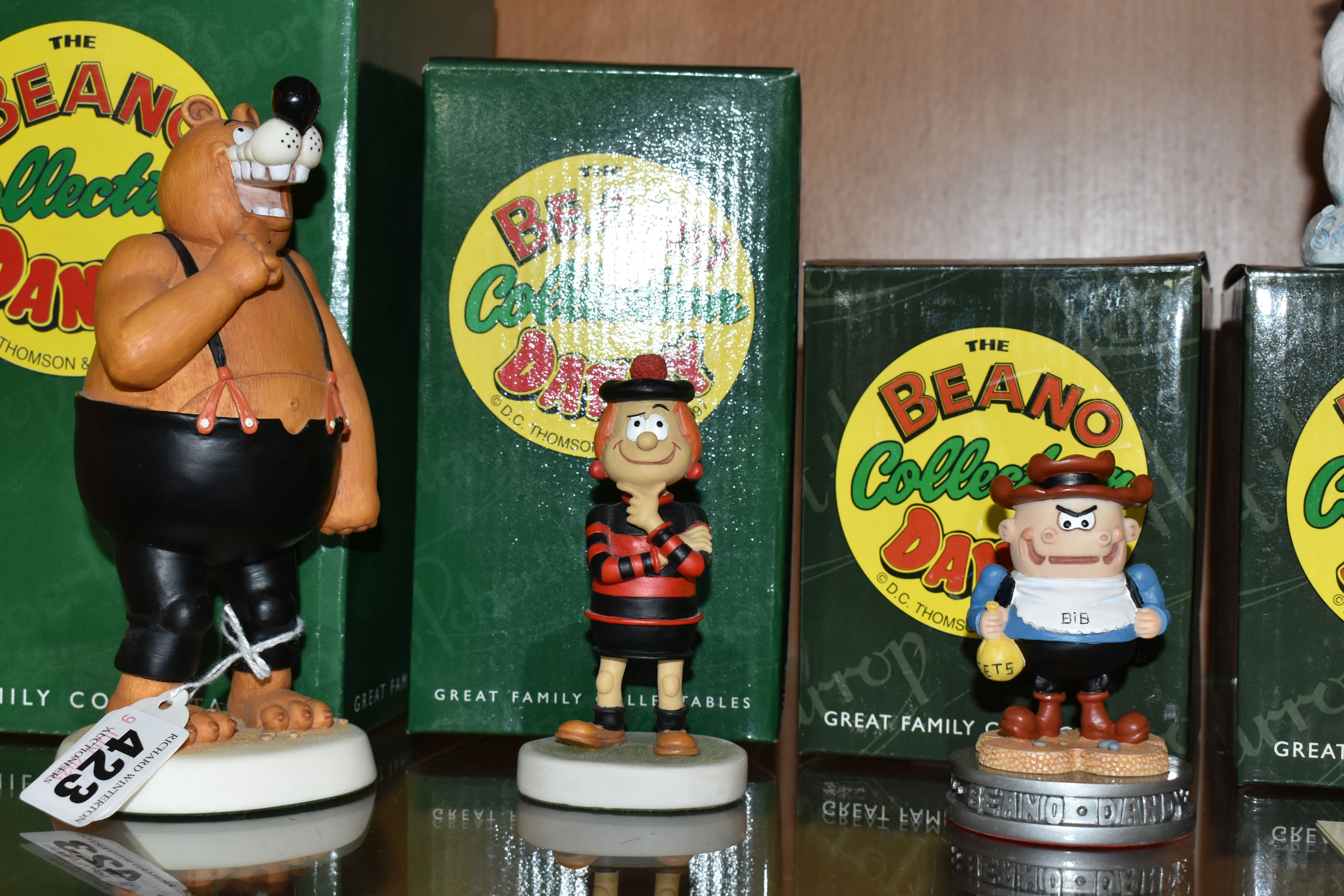 A GROUP OF ROBERT HARROP BOXED BEANO AND DANDY COLLECTION FIGURES, comprising BD21 'Pa Bear', - Image 4 of 5