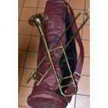 A CORTON TROMBONE, missing mouthpiece, together with a burgundy faux leather Rhino case (1) (