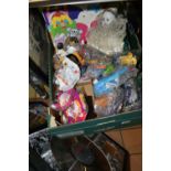 A BOX AND LOOSE TOYS AND SUNDRY ITEMS, to include twenty McDonalds toys in their packaging,