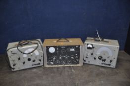 AN ADVANCE COMPONENTS VINTAGE TYPE 63 SIGNAL GENERATOR, a Type 63C Signal Generator and an Airmec