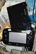 NINTENDO WII U CONSOLE WITH QUANTITY OF GAMES AND ACCESSORIES, includes the console, game pad, pro