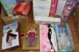 TWO BOXES OF THIRTEEN UNUSED BOXED MATTEL BARBIE DOLLS, to include Flower Mania Barbie 28614