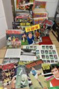FOOTBALL MAGAZINES, a large collection of Football Publications to include two FKS sticker albums
