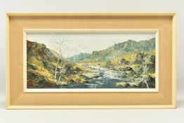 CHARLES WYATT WARREN (1908-1993) 'RIVER LLUGWY', a Welsh river landscape, signed bottom left, titled
