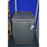 A HOTPOINT RLA36 UNDERCOUNTER FRIDGE with grey finish (PAT pass and working at 1 degree) width