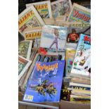 FOUR BOXES OF COMICS & ANNUALS, dating from the 1960's- 2000's, to include the Valiant, the