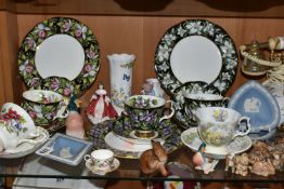 A GROUP OF ASSORTED ROYAL ALBERT AND OTHER CERAMICS, the Royal Albert comprising three trios in