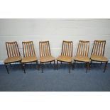 A SET OF SIX G PLAN FRESCO TEAK CHAIRS (condition report:-surface marks and scratches) (6)