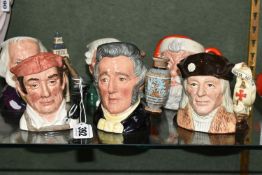 SIX ROYAL DOULTON CHARACTER JUGS, comprising Blacksmith D6578 and Apothecary D6567, from the '