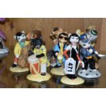 TEN BESWICK CAT CHORUS FIGURES, comprising CC1 'Purrfect Pitch', CC2 'Calypso Drum', CC3 'One Cool