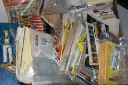 ONE BOX OF MISCELLANEOUS EPHEMERA to include Postcards, photographs, sport, event and theatre