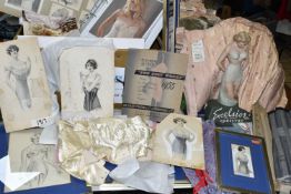 A COLLECTION OF 19TH, 20TH AND EARLY 21ST CENTURY CORSETS, HISTORICAL DOCUMENTS, ADVERTISEMENTS,