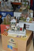 FIVE BOXED LILLIPUT LANE 'AMERICAN LANDMARKS COLLECTION' SCULPTURES, comprising 'Holy Night' (