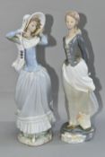TWO LLADRO FIGURES, comprising Spring Breeze model no 4936, sculptor Vicente Martinez, issued 1974-