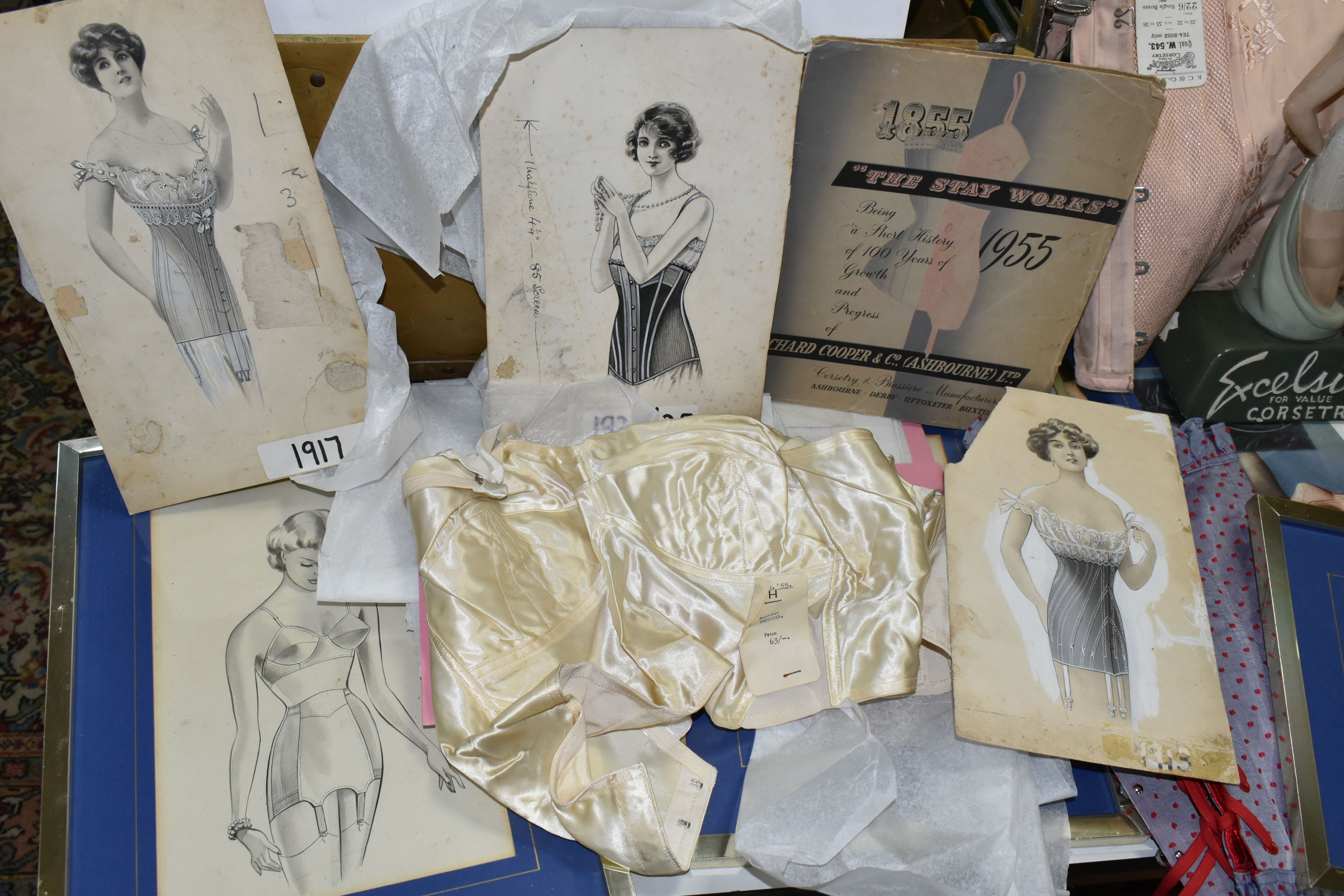 A COLLECTION OF 19TH, 20TH AND EARLY 21ST CENTURY CORSETS, HISTORICAL DOCUMENTS, ADVERTISEMENTS, - Image 3 of 36