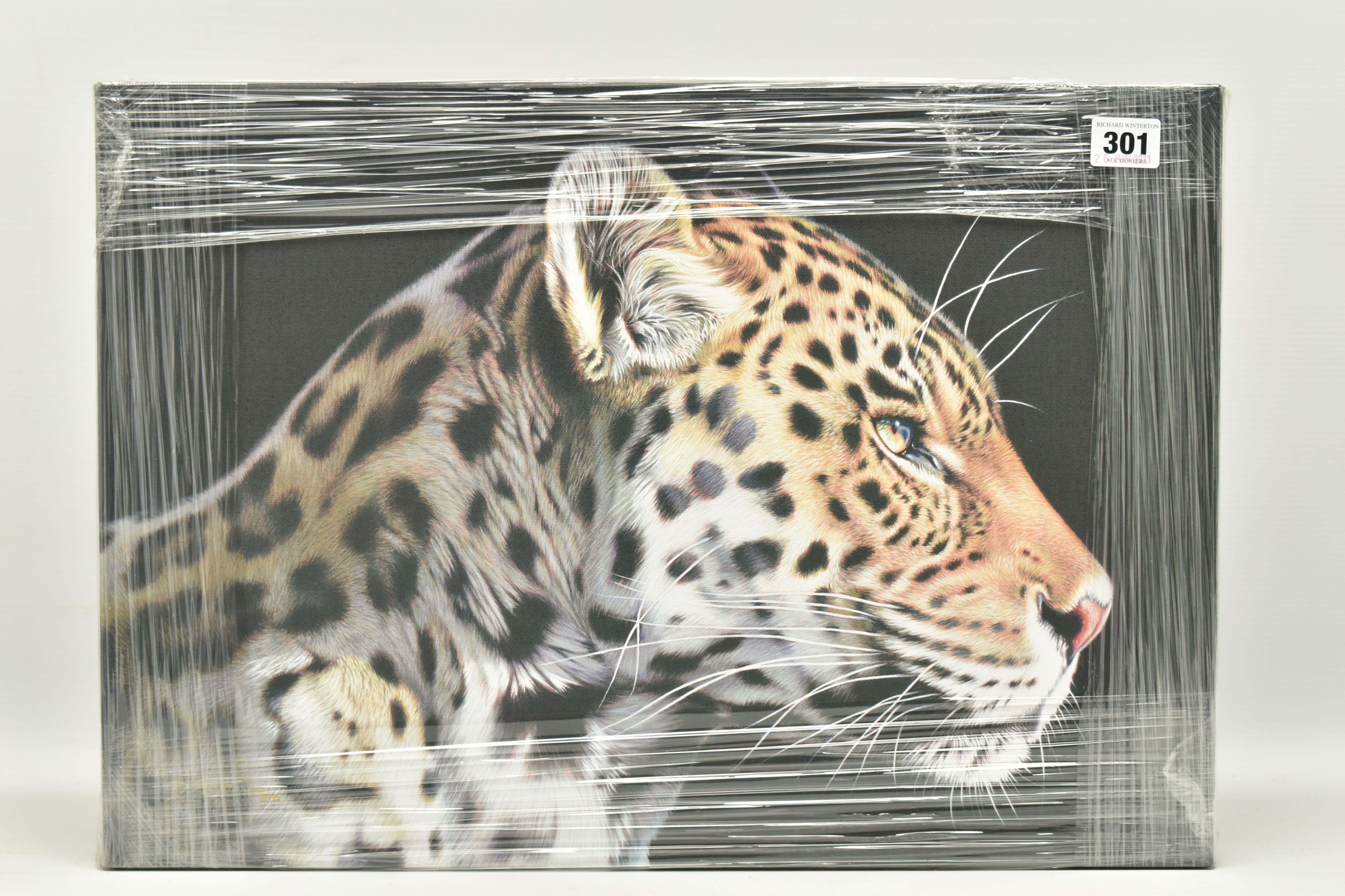 DARRYN EGGLETON (SOUTH AFRICA 1981) 'THE WILD SIDE I', a signed limited edition print on canvas