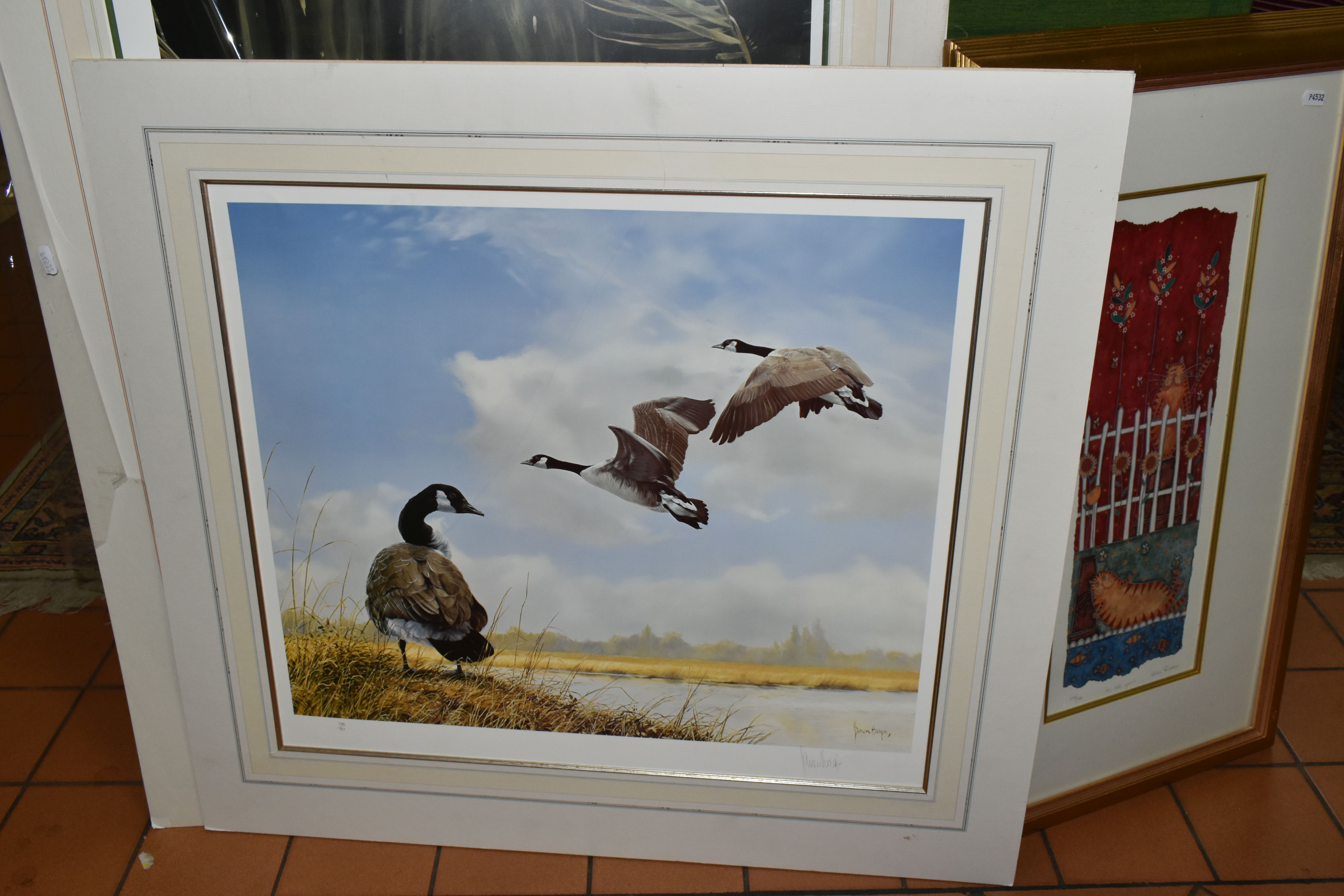 SIX SIGNED LIMITED EDITION PRINTS, comprising two Helen Rhodes prints featuring animals, both from - Image 4 of 13