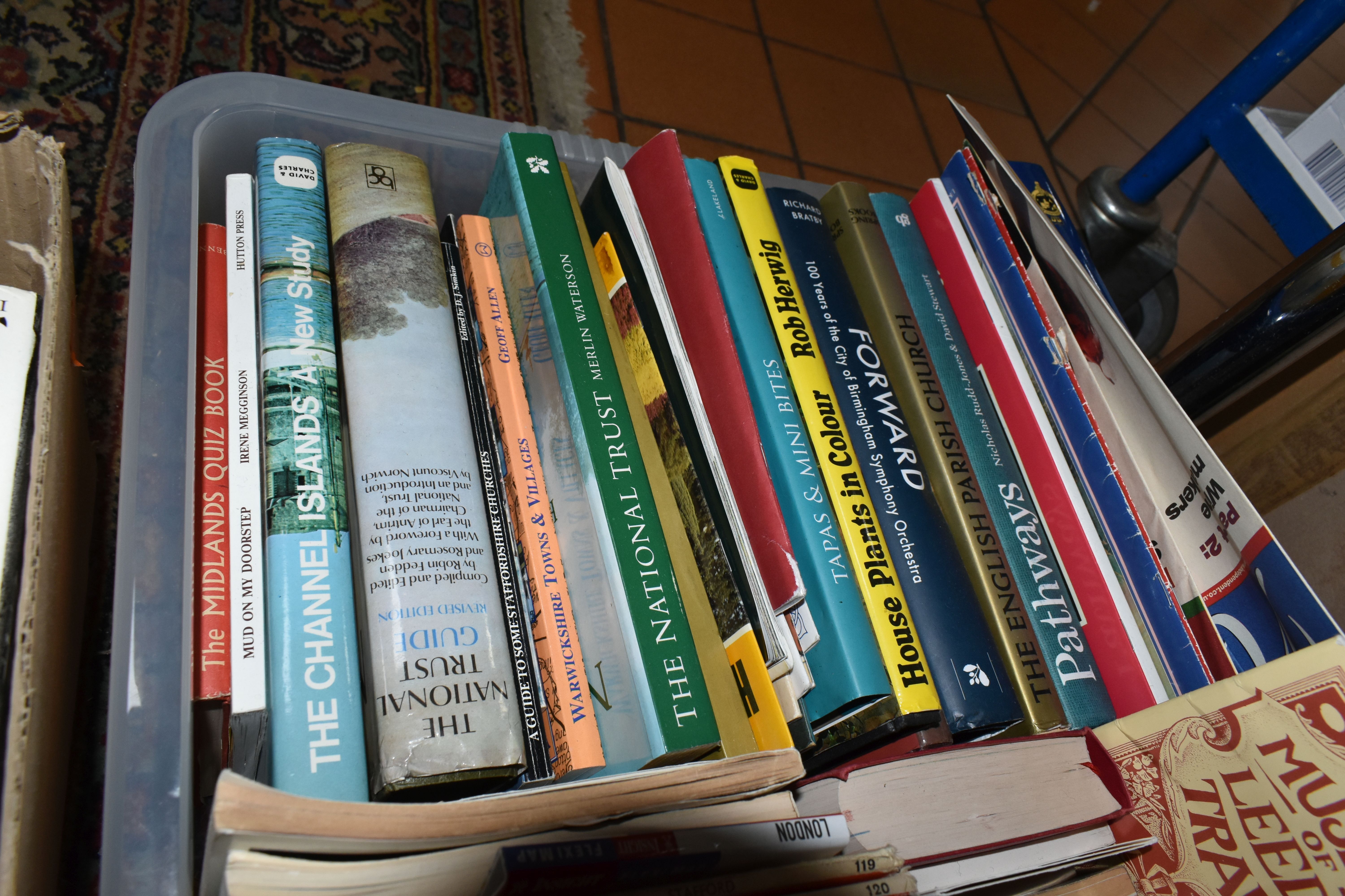 FOUR BOXES OF BOOKS and MAPS containing approximately 100 titles in hardback and paperback - Image 6 of 6