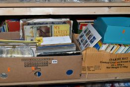 FOUR BOXES OF BOOKS & MAGAZINES containing approximately 130-140 miscellaneous titles in hardback