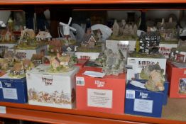 TWENTY TWO BOXED LILLIPUT LANE SCULPTURES FROM MIDLANDS, NORTH, WELSH, SCOTTISH AND IRISH