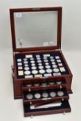 THE WORLD WAR II U.S. 75th ANNIVERSARY COIN EDITION, to include a Danbury Mint glazed chest of U.S.