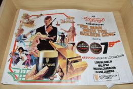 A JAMES BOND / GUINNESS PROMOTIONAL POSTER, produced to promote 'The Man With The Golden Gun',