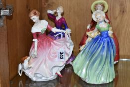 FOUR ROYAL DOULTON FIGURINES, comprising Jane HN3260, My Best Friend HN3011, Melissa HN2467, and A