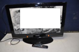 A SAMSUNG LE32A456 32in TV with remote and a BD-P1600 Blu Ray player with remote (both PAT pass