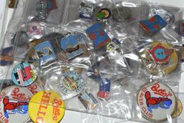 A COLLECTION OF ASSORTED BUTLINS AND PONTINS ENAMEL AND OTHER PIN BADGES, from the late 1940's