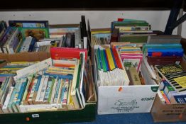 FIVE BOXES OF BOOKS, MAPS AND EPHEMERA, to include approximately one hundred and thirty to one