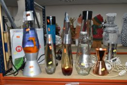 A SELECTION OF MATHMOS LAMPS AND SPARE PARTS ETC, lamps untested