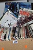 TWO BOXES OF APPROX ONE HUNDRED AND SIXTY LPs, 7in SINGLES, 78 RECORDS AND EMPTY SLEEVES,