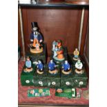 NINE BOXED ROBERT HARROP CAMBERWICK GREEN FIGURES, comprising Dr Mopp 708/2500, three Mr Dagenham (