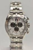 A GENTS BOXED 'JAGUAR' WRISTWATCH, limited edition, model number J654, silver dial signed '