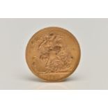 A FULL GOLD SOVEREIGN COIN GEORGE V 1914, 22ct, .916 fine, 22.05mm, 7.98 gram