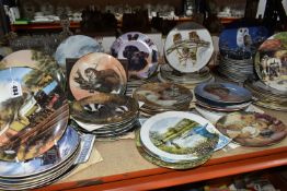 A LARGE QUANTITY OF ROYAL DOULTON COLLECTOR'S PLATES, over sixty plates comprising, six limited