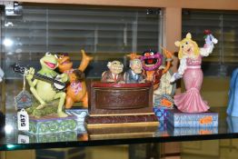AN ERNESCO WALT DISNEY TRADITIONS SHOWCASE COLLECTION OF FIVE 'MUPPET SHOW' FIGURES, comprising